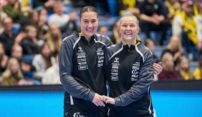 Selma Henriksen og Frida Brandbu Andersen spiller sammen i Sola.